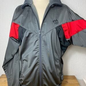 USA Olympics Men's Zip-up Track Jacket